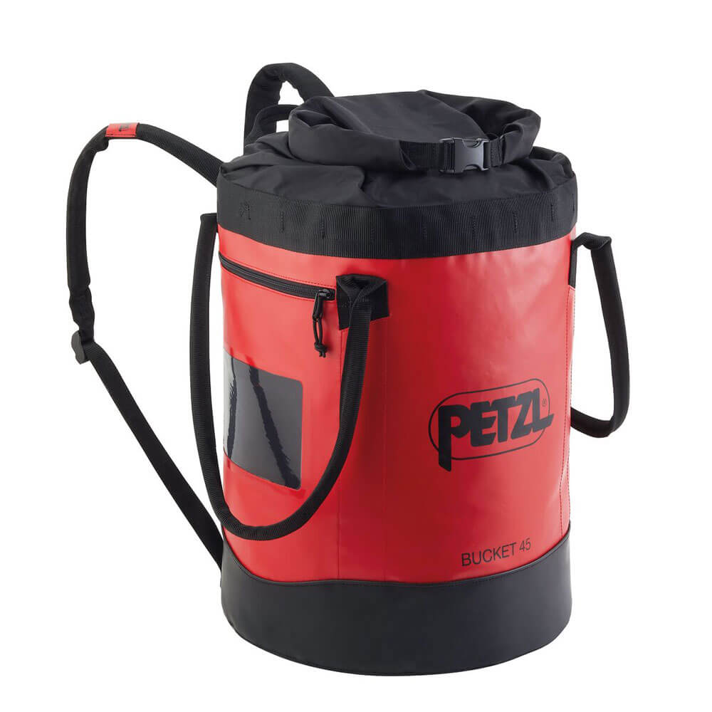 BUCKET Sac auto-portant Petzl - 45 L, Rouge