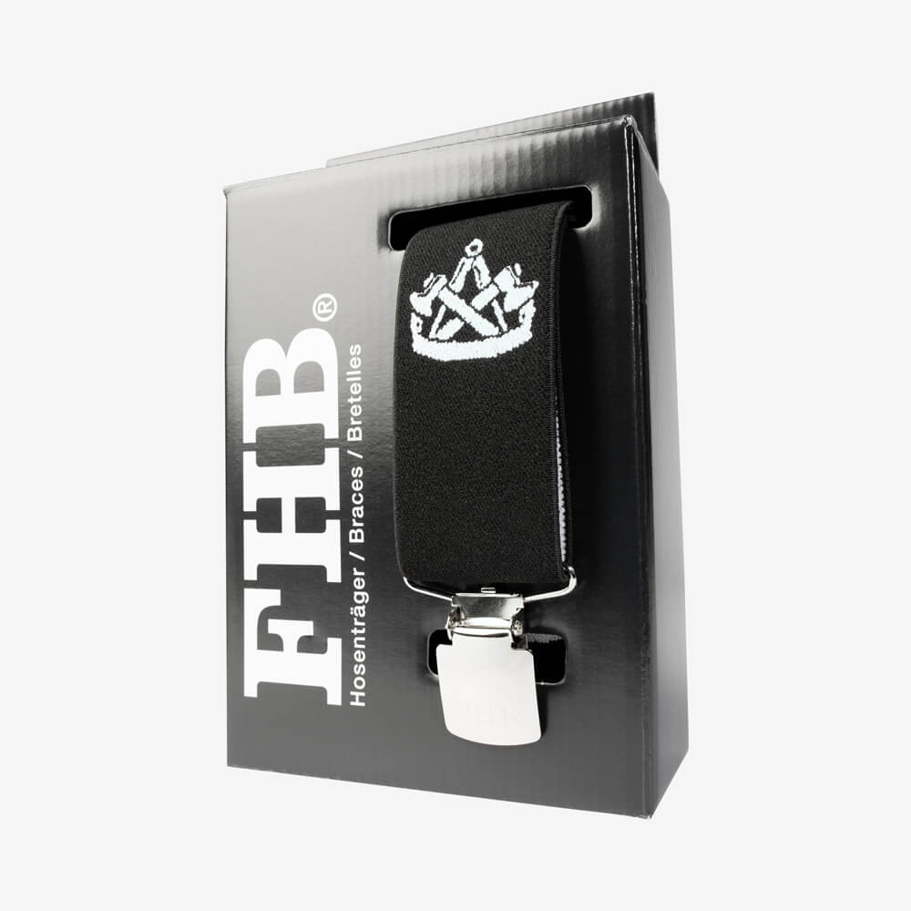 Bretelles homme larges charpentier emballage