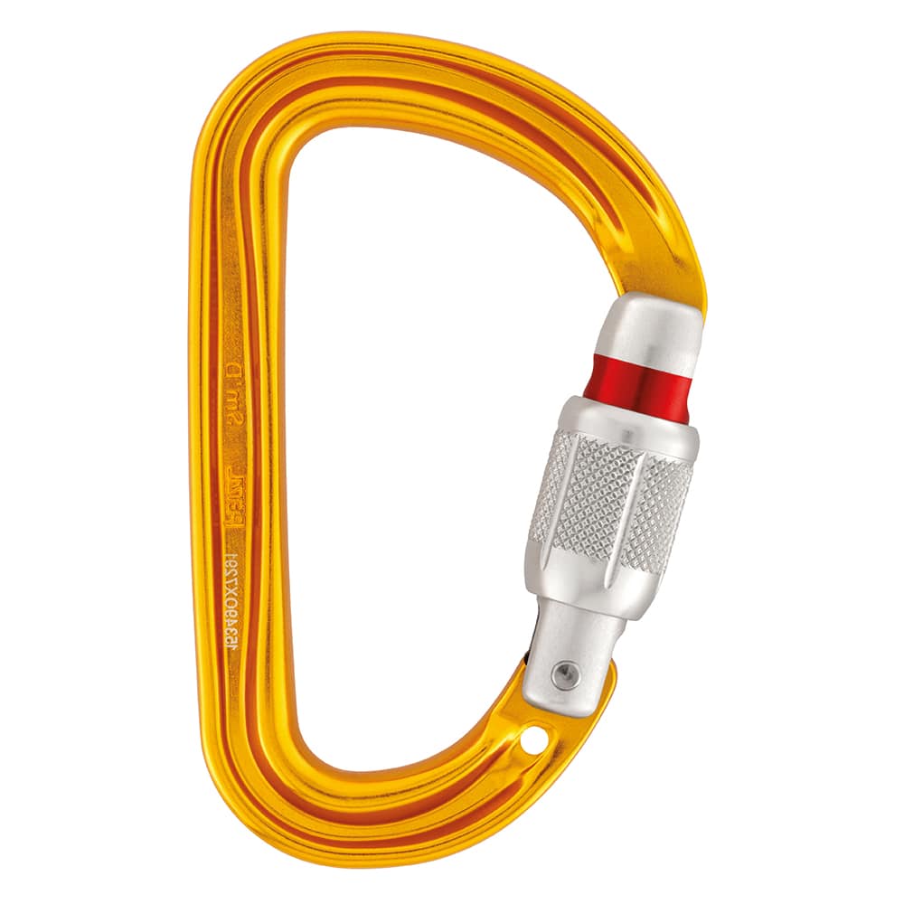 Mousqueton Sm'D verrouillage à vis avec témoin Petzl