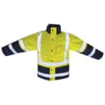 Parka Haute visibilité Jaune marine