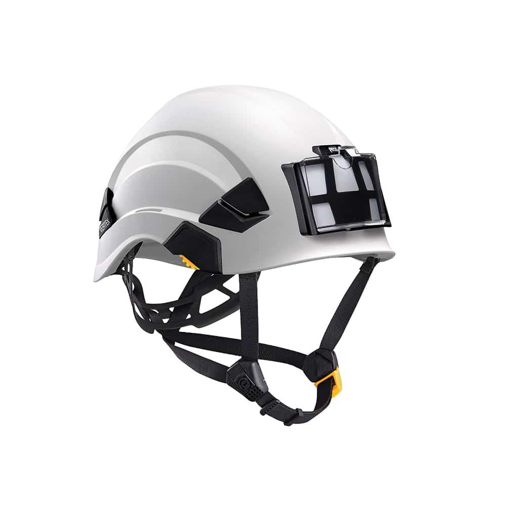 Porte-badge pour casque sécurité STRATO et VERTEX Petzl