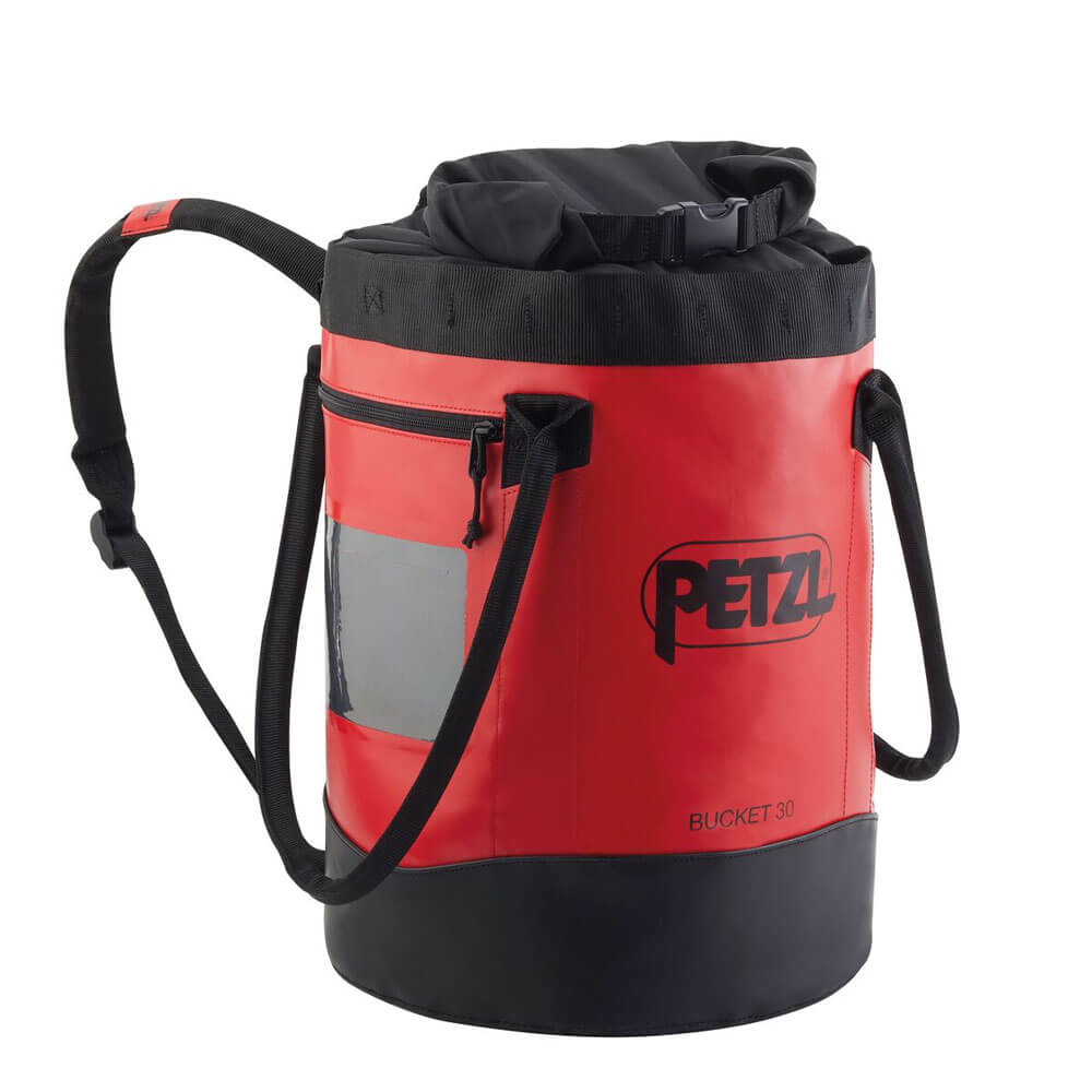 BUCKET Sac auto-portant Petzl - 30 L, Rouge