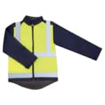 Veste HV 4 en 1 Jaune bandes réfléchissantes