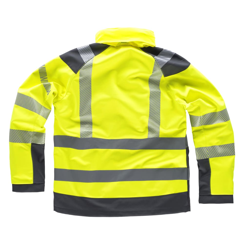 Veste-haute-visibilite-jaune-fluo-bande-reflechissante Veste haute visibilité jaune fluo bande réfléchissante