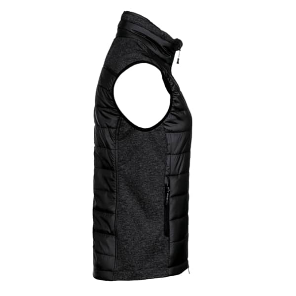 Gilet sans manche contrasté noir HAKRO