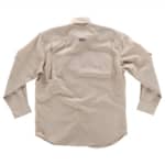 Chemise de travail homme beige vue dos