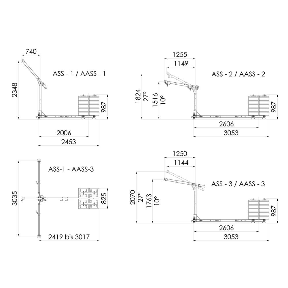 Embase-contrepoids-IKAR-dimension Embase contrepoids IKAR dimension
