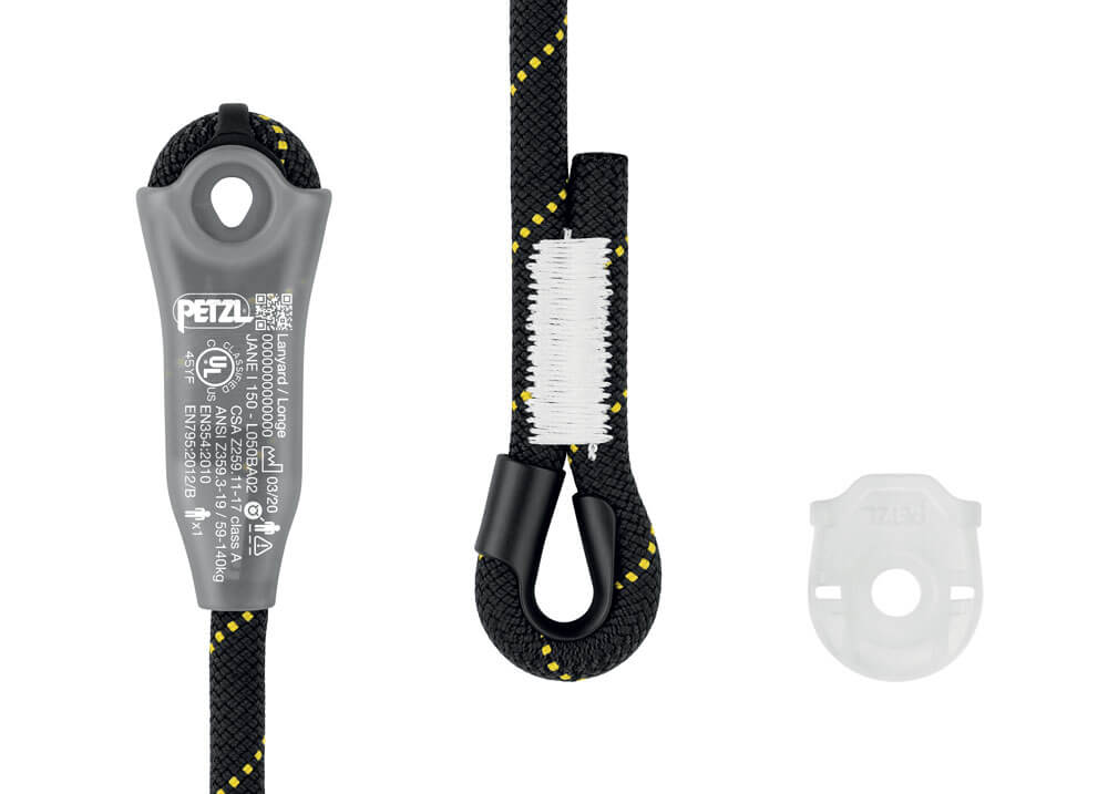 Longe-JANE-I-Petzl-Gaine-plastique Longe JANE I Petzl Gaine plastique