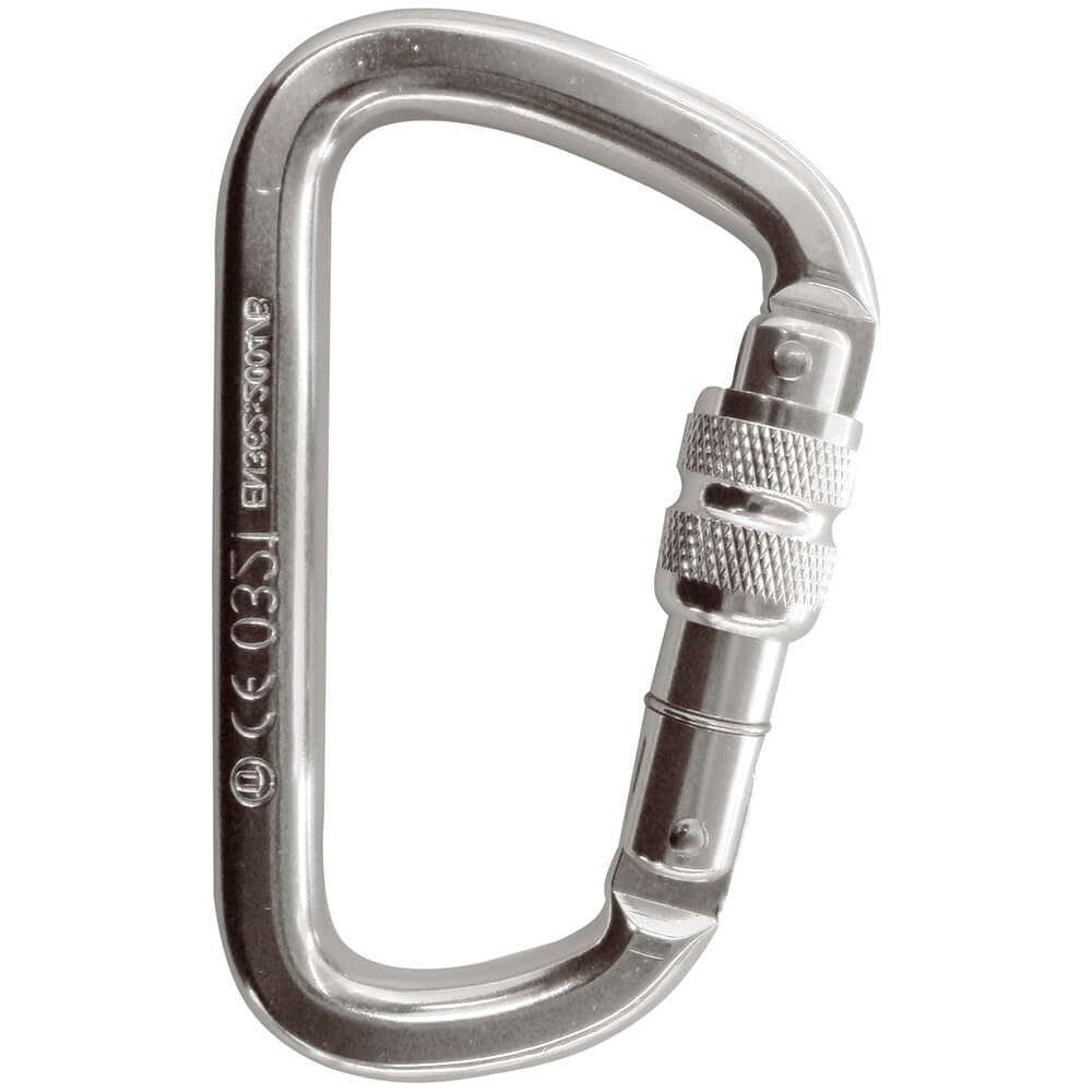 Mousqueton aluminium manuel à vis