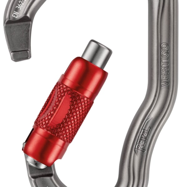 Mousqueton Vertigo ouverture Twist Lock Petzl