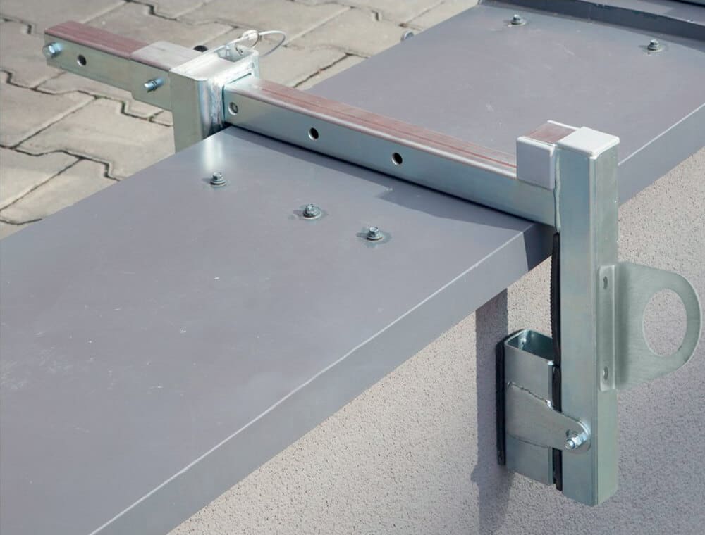 Point d'ancrage acrotere parapet EN 795-B