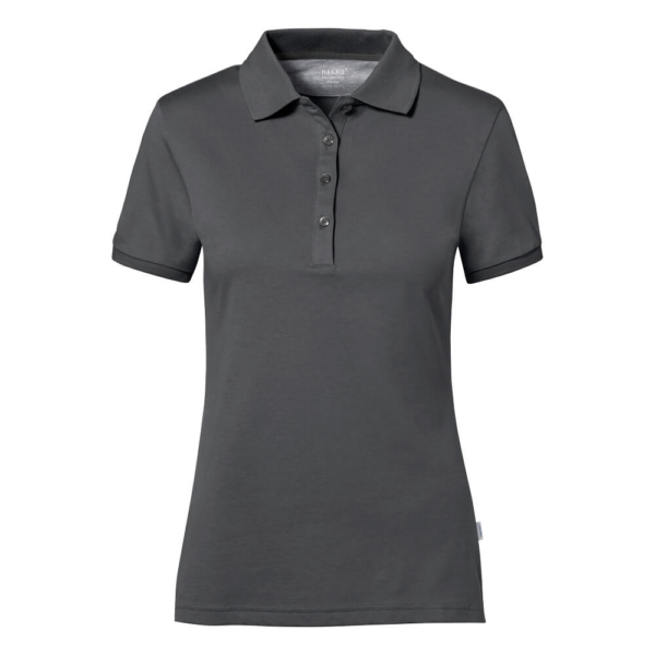 Polo femme coton-tec Hakro gris