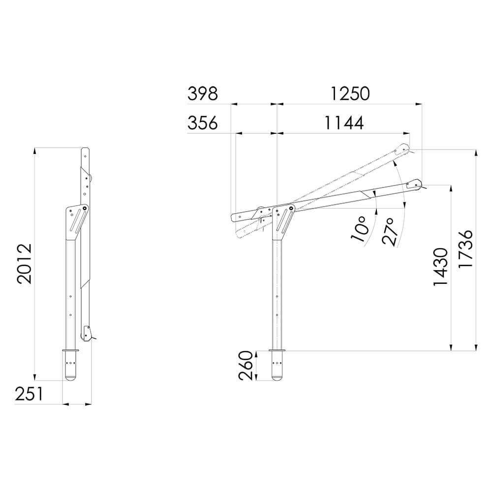 Dimension potencette ASS-3 IKAR