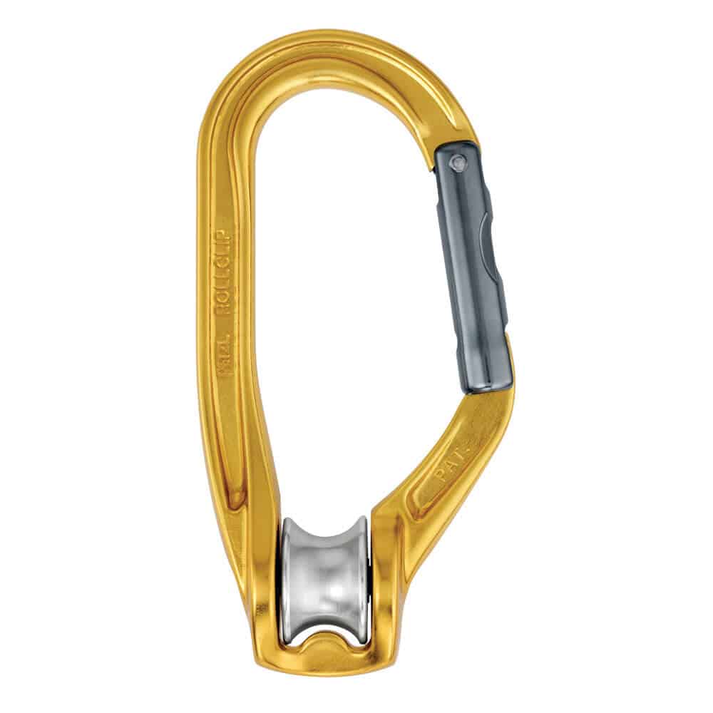 Poulie mousqueton ROLLCLIP A Petzl - Sans verrouillage