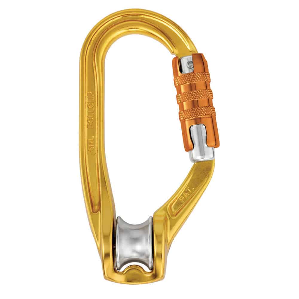 Poulie mousqueton ROLLCLIP A Petzl - Triple verrouillage