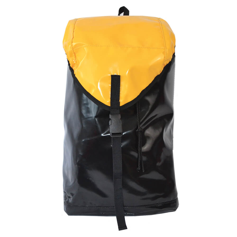 Sac de transport PVC 45L - Noir/Jaune