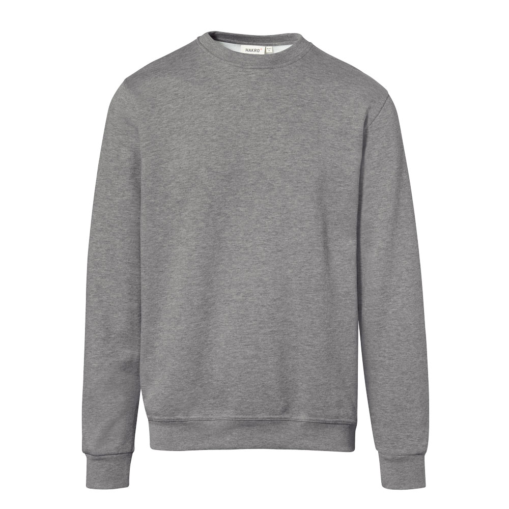 Sweat PREMIUM HAKRO - Gris chiné 015, XL