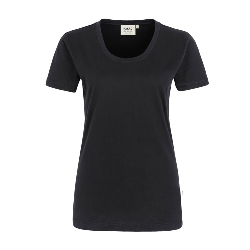 T-shirt-femme-CLASSIC-Hakro-noir T-shirt femme Hakro CLASSIC noir
