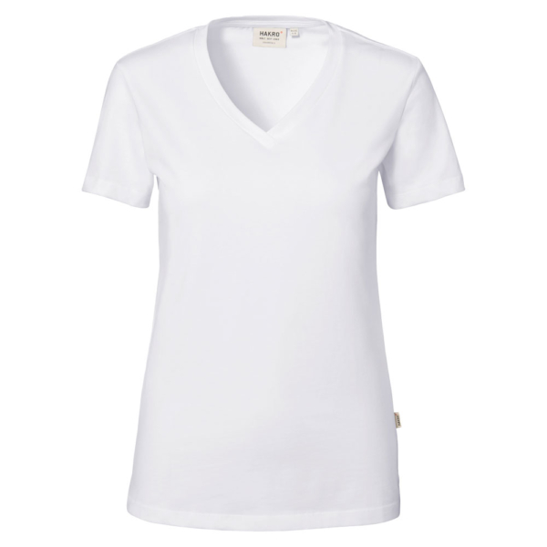 T-shirt femme Hakro stretch blanc