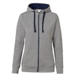 Veste sweat femme BONDED Hakro gris