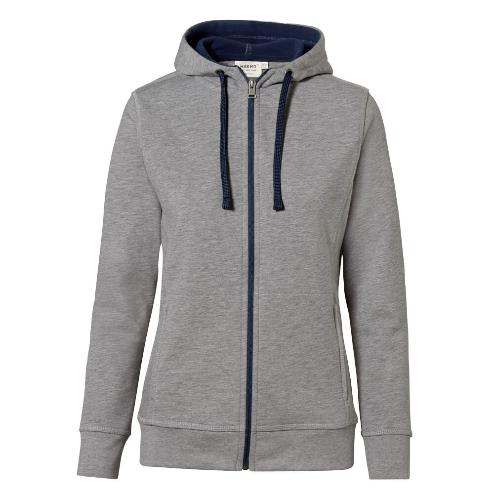 Veste à capuche femme BONDED - Gris chiné 015, L