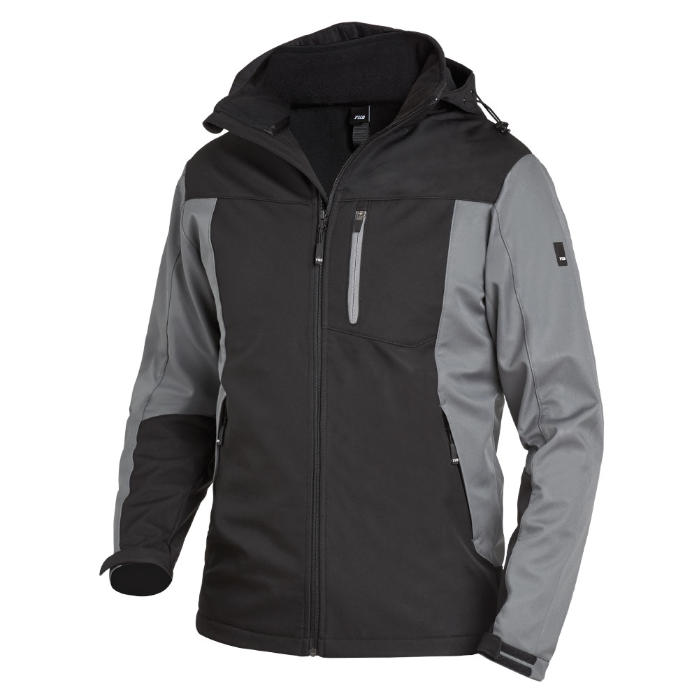 Veste de travail softshell JANNIK FHB - Gris, XL