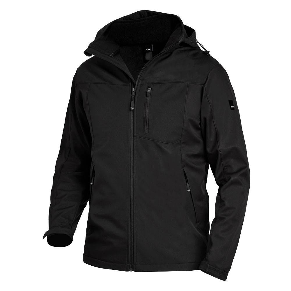 Veste de travail softshell JANNIK FHB - Noir, XL