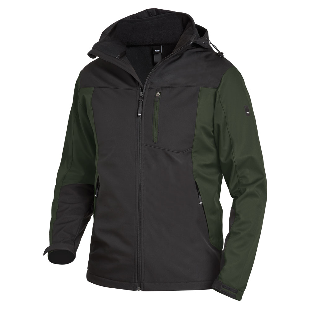 Veste de travail softshell JANNIK FHB - Olive, XL