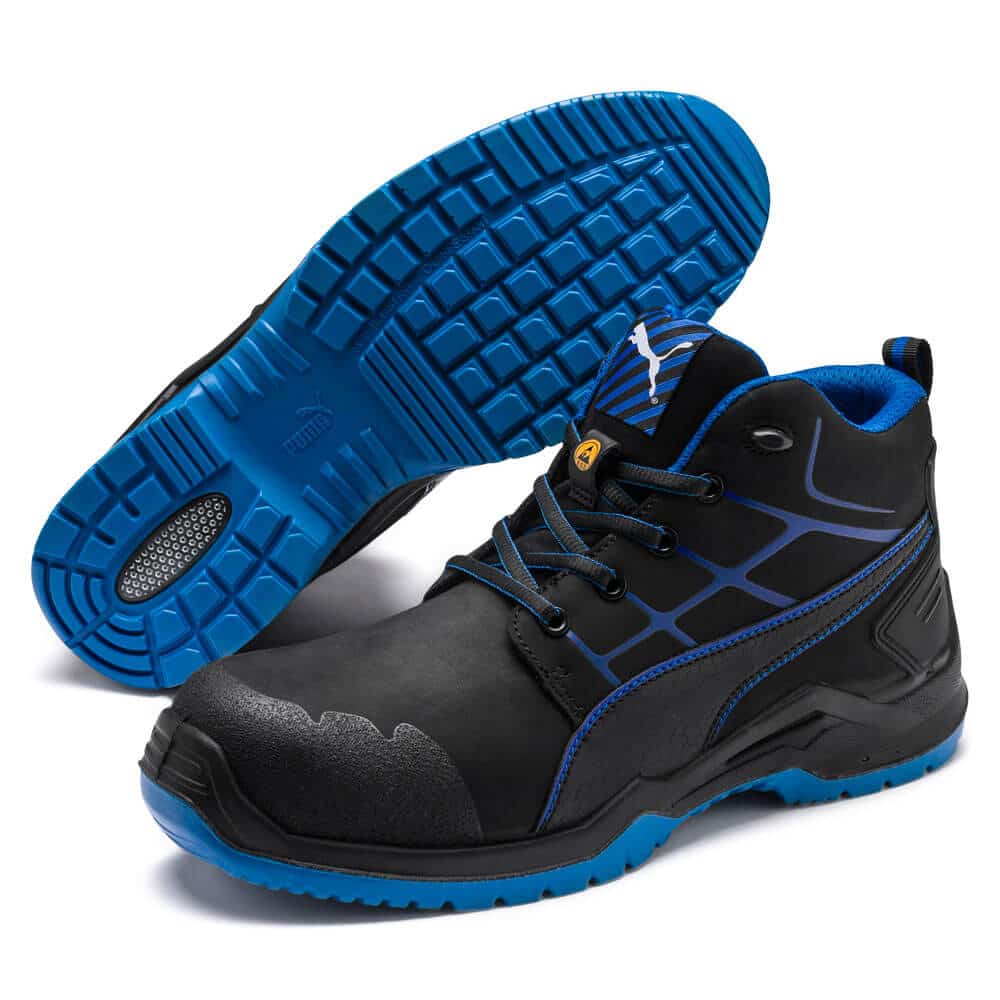 Chaussure-de-securite-Puma-Krypton-Blue-haute Chaussure de sécurité Puma Krypton Blue haute
