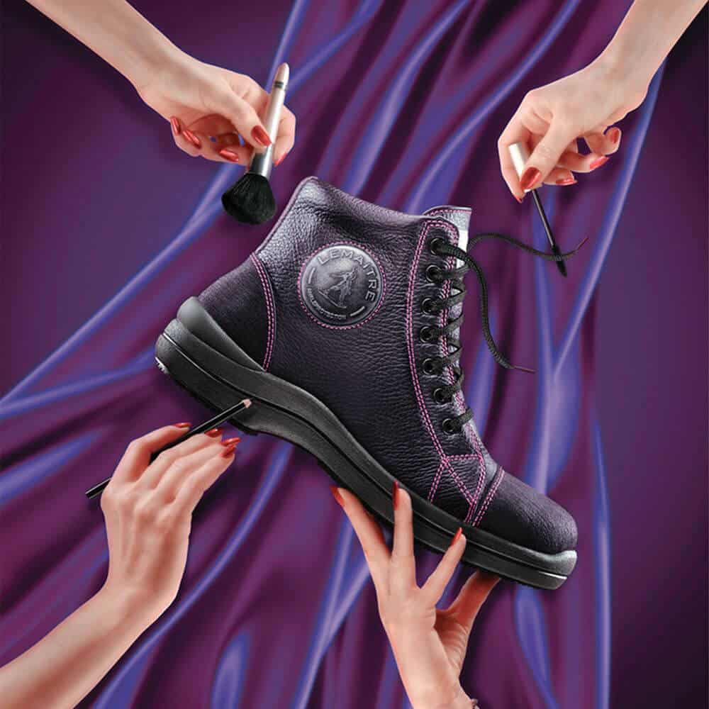 LIBERTY Lemaitre Prune Chaussure de sécurité femme