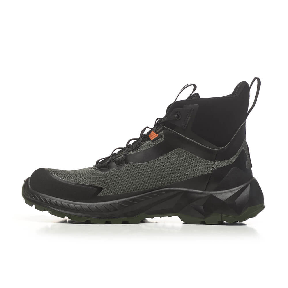 Basket-securite-XTREME-Mid-Vert-Vue-cote Basket de sécurité XTREME Mid Vert Vue coté