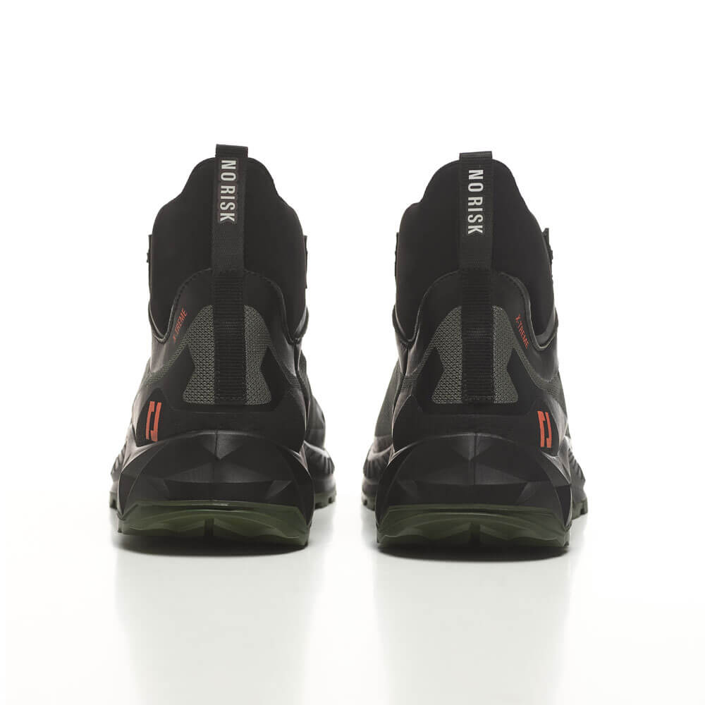 Basket-securite-XTREME-haute-Vert-Vue-arriere Basket de sécurité XTREME haute Vert Vue arrière