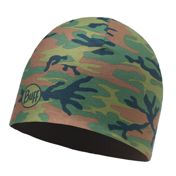 Bonnet Buff MICROFIBRE réversible Solid Camu military