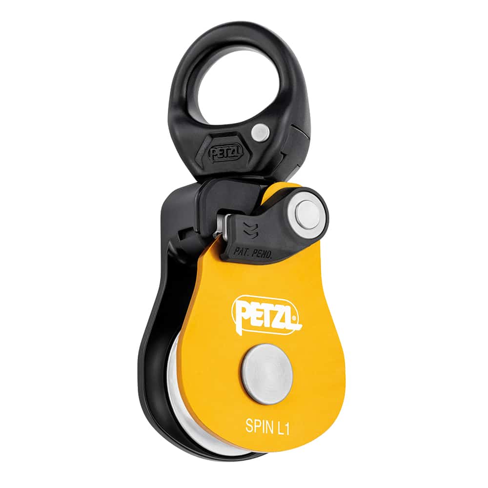 Poulie SPIN L1 Petzl avec émerillon