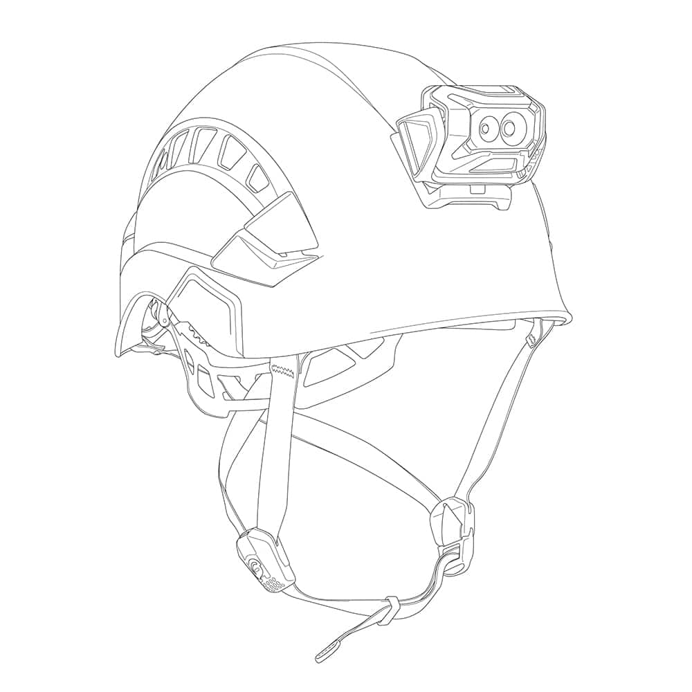 Platine SLOT ADAPT pour lampe frontale Petzl