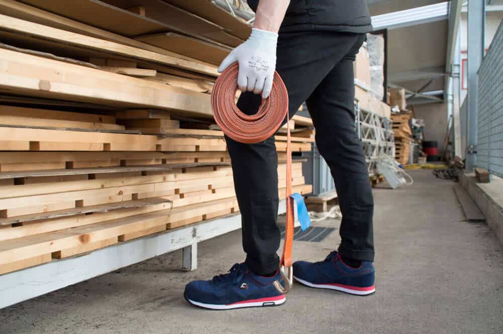 Basket de sécurité coquée pour manutention et travail en entrepôt