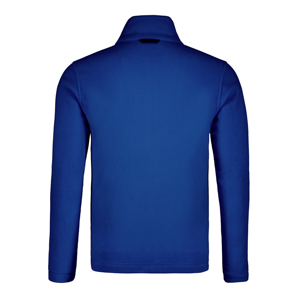 Gilet polaire bleu roi HAKRO vue de dos