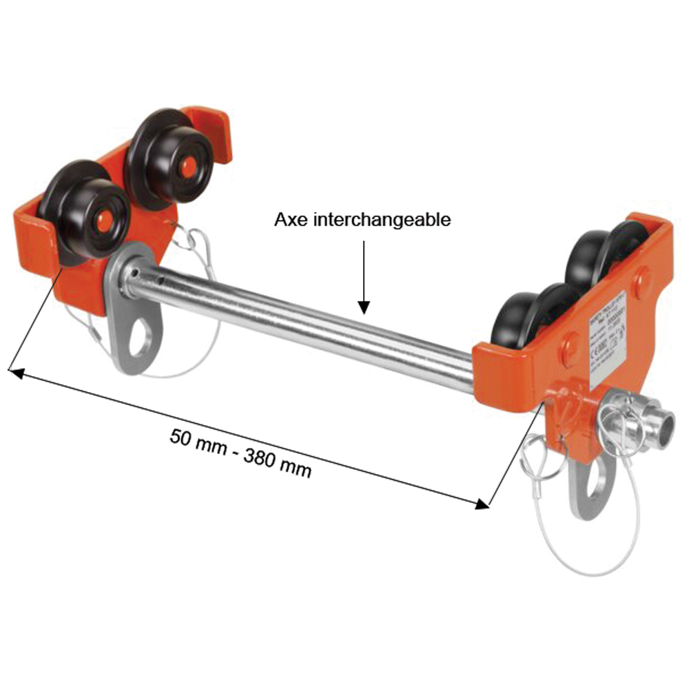 Chariot-Mobile-accrochage-XL-grand-axe Chariot mobile d’accrochage XL