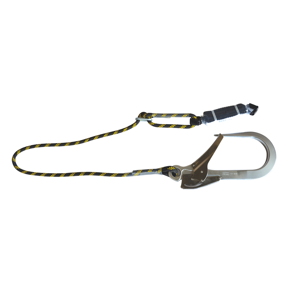 Longe en drisse réglable avec absorbeur d'énergie et connecteur MGO