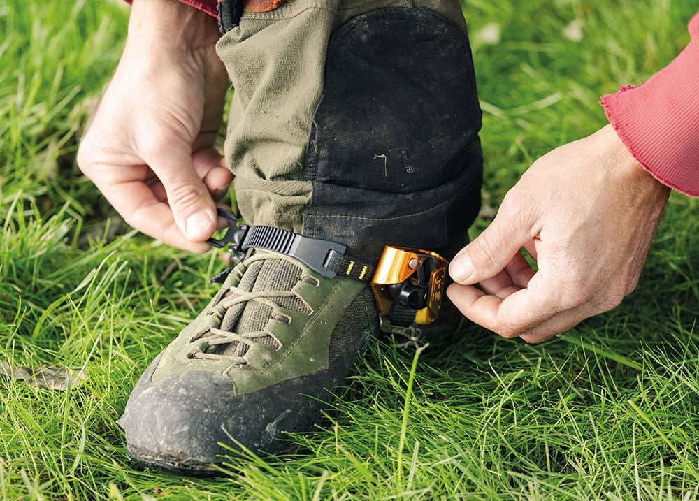 Bloqueur-PANTIN-CLICK-Petzl-pied Bloqueur PANTIN CLICK Petzl utilisation