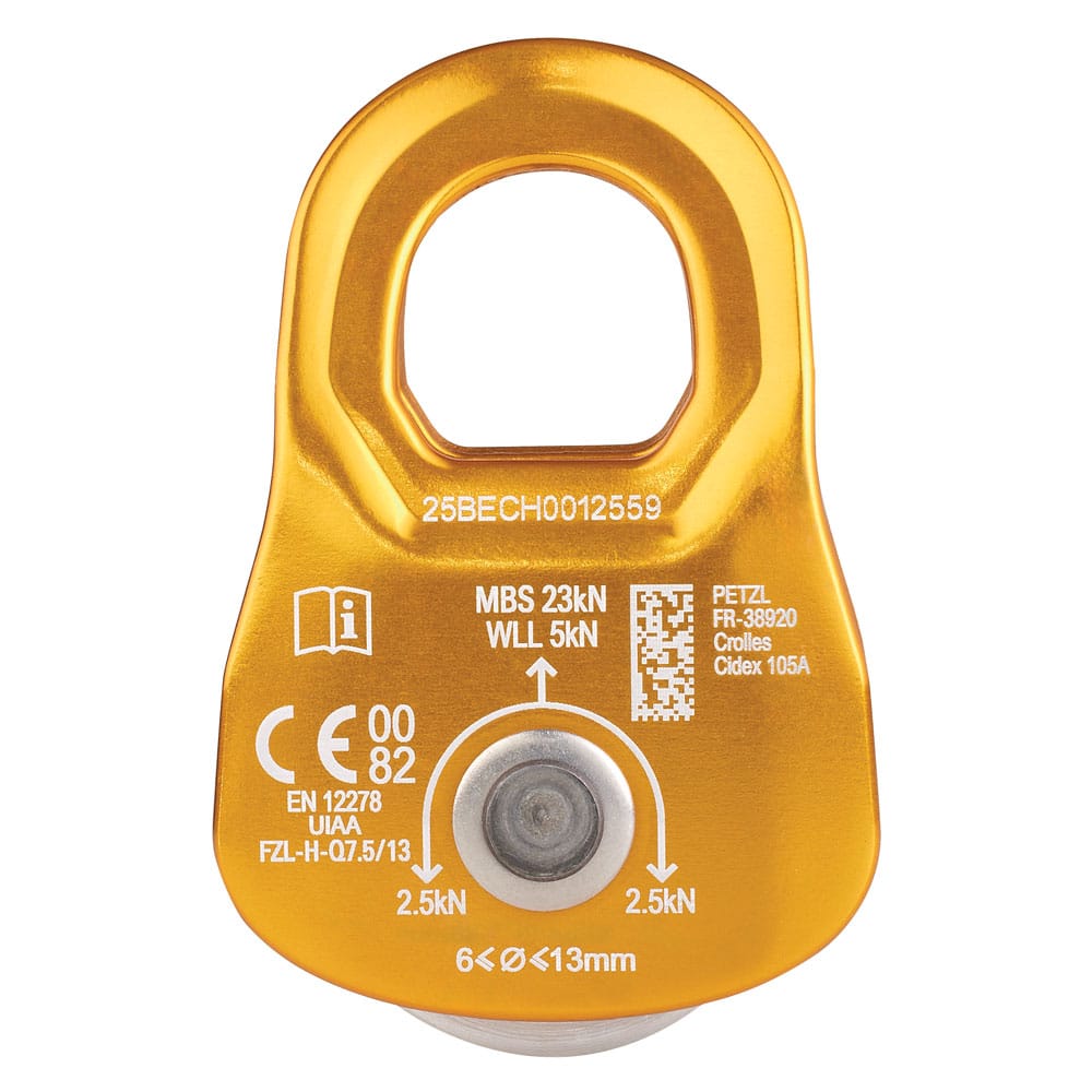 Poulie-MOBILE-Petzl-travaux-hauteur Poulie MOBILE compacte Petzl